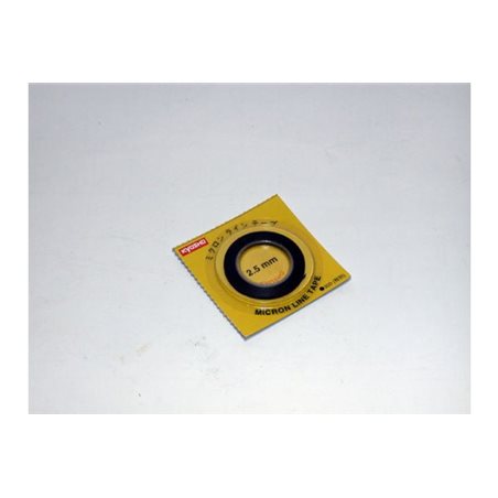 Black Micron Tape 2.5mm x 5m Kyosho