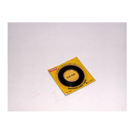 Black Micron Tape  0.4mm x 8m Kyosho