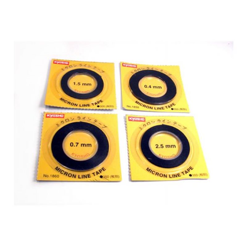 Black Micron Tape 0.7mm x 8m Kyosho