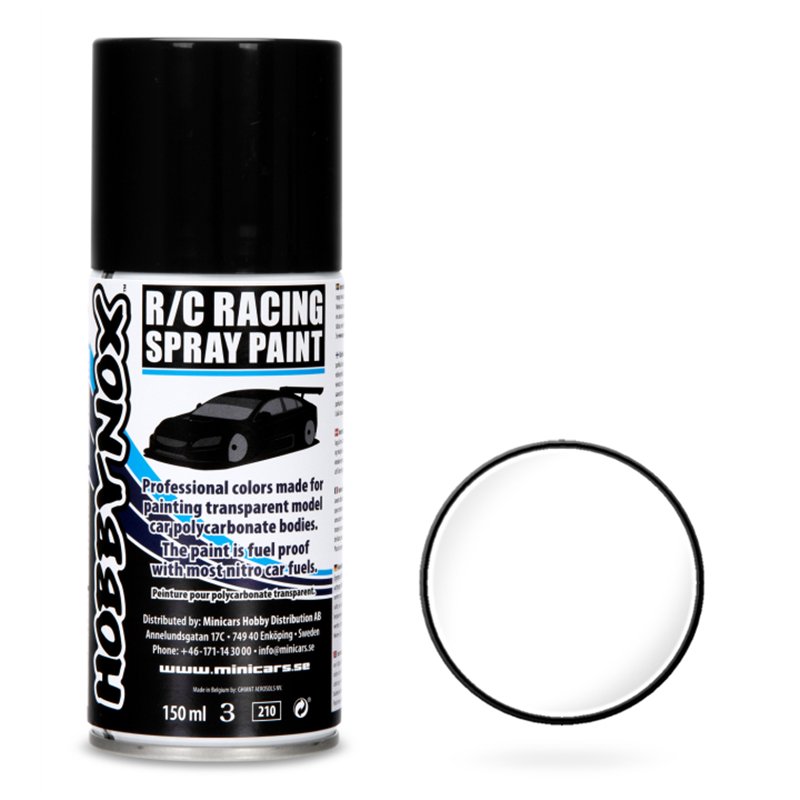 White R/C Racing Spray Paint 150 ml