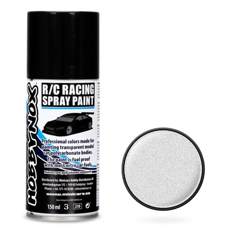 Glitter Silver R/C Racing Spray Paint 150 ml