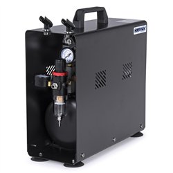 Airbrush Kompressor 1/4HP med 3.5L Tank (0-6BAR)