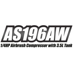 Airbrush Kompressor 1/4HP med 3.5L Tank (0-6BAR)