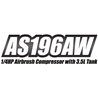 Airbrush Compressor 1/4HP with 3.5L Tank (0-6BAR)