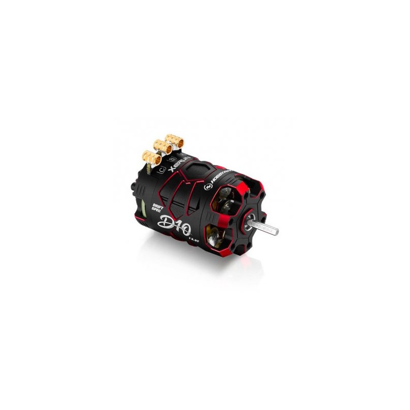 Motor XeRun D10 13.5T Red Drift BL Sensored