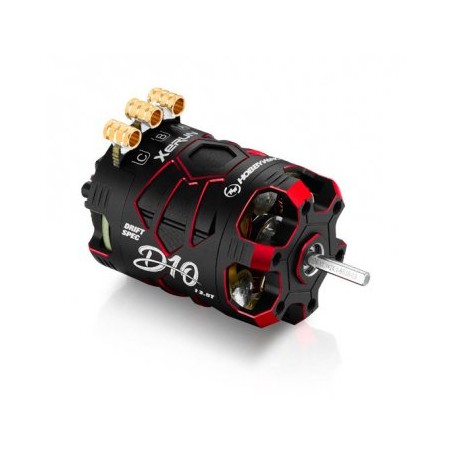 Motor XeRun D10 13.5T Red Drift BL Sensored