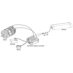 Motor QuicRun Borstad 540 40T