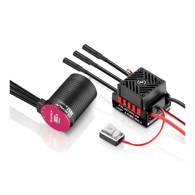 QuicRun Combo WP 10BL60 G2 - 3652SL 4000kV G2 1/10 Sensorlöst