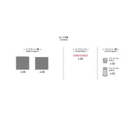 Kyosho Mini-Z Grand Prix Circuit30 Extension Set (63pcs)