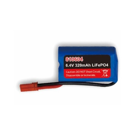 Li-Fe Battery 2S 6,4V  320mAh Magic Vee/Cat  V5 DISC. (Replaced by #810606)
