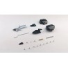 Scale Outbord Engine and Rudder Set Mad Shark V3