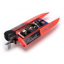 Mad Shark F1 V2 Båt 2.4G RTR Borstlös Röd