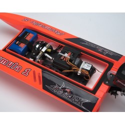 Mad Shark F1 V2 Båt 2.4G RTR Borstlös Röd