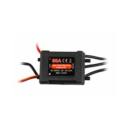 Fartreglage 60A vattenkyld med XT60 kontakt