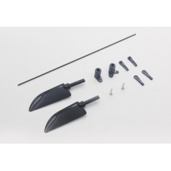 ABS Rudder (2) and rudder linkage set Binary