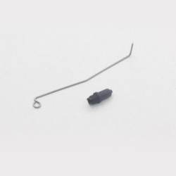 Pushrod with rubber bellow Binary