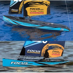 Focus V3 Segelbåt 1M RTR Blå