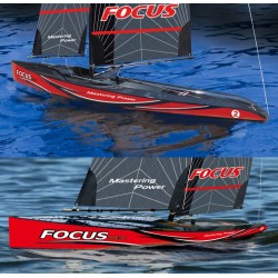 Focus V3 Sailboat 1-meter RTR Red