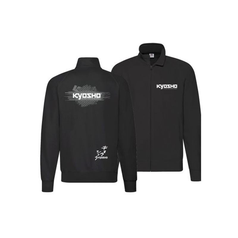 Kyosho Zip Sweatshirt K23 Black - L