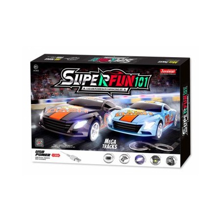 Slotracing Track Superfun-101 1/43 USB-Power 268cm