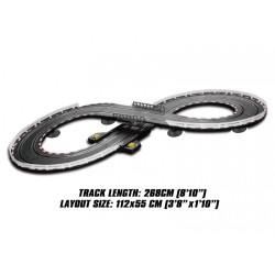 Slotracing Track Superfun-101 1/43 USB-Power 268cm