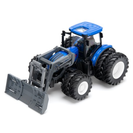 Traktor med dubbla hjul och schaktblad RC RTR 1:24