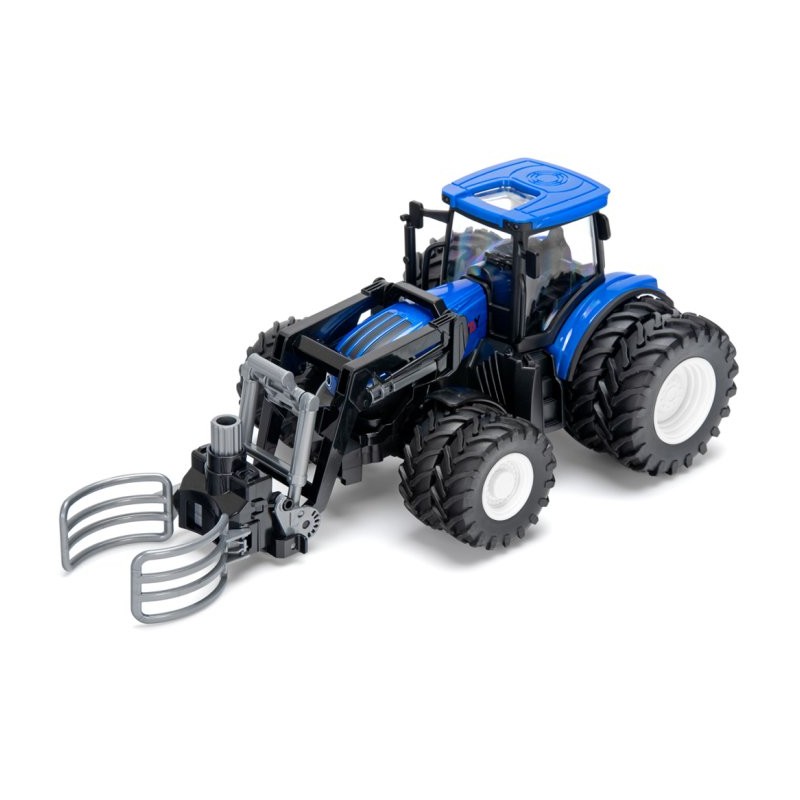Tractor with double wheels and bale clamp RC RTR 1:24