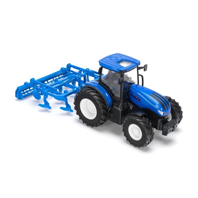 Traktor med markhyvel RC RTR 1:24