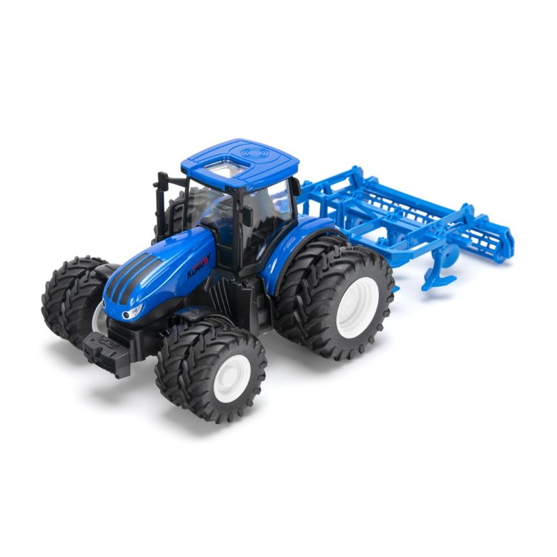 Tractor w. double wheels and comb. land grader RC RTR 1:24