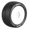 Tires & Wheels T-TURBO 1/8 Truggy Soft White 0-Offset (2)