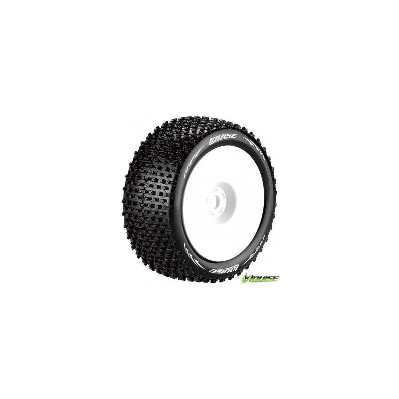 Däck & Fälg T-PIRATE 1/8 Truggy Soft Vit 0-Offset (2)