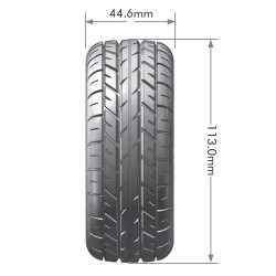 Tire & Wheel B-ROCKET 1/8 Buggy Soft Black (2)