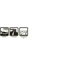 Tire & Wheel B-ROCKET 1/8 Buggy Soft Black (2)