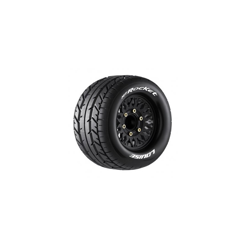 Tires & Wheels MT-ROCKET 1/10 Soft (Removable 12, 14 & 17mm Hex) (2)