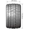 Tires & Wheels MT-ROCKET 1/10 Soft (Removable 12, 14 & 17mm Hex) (2)