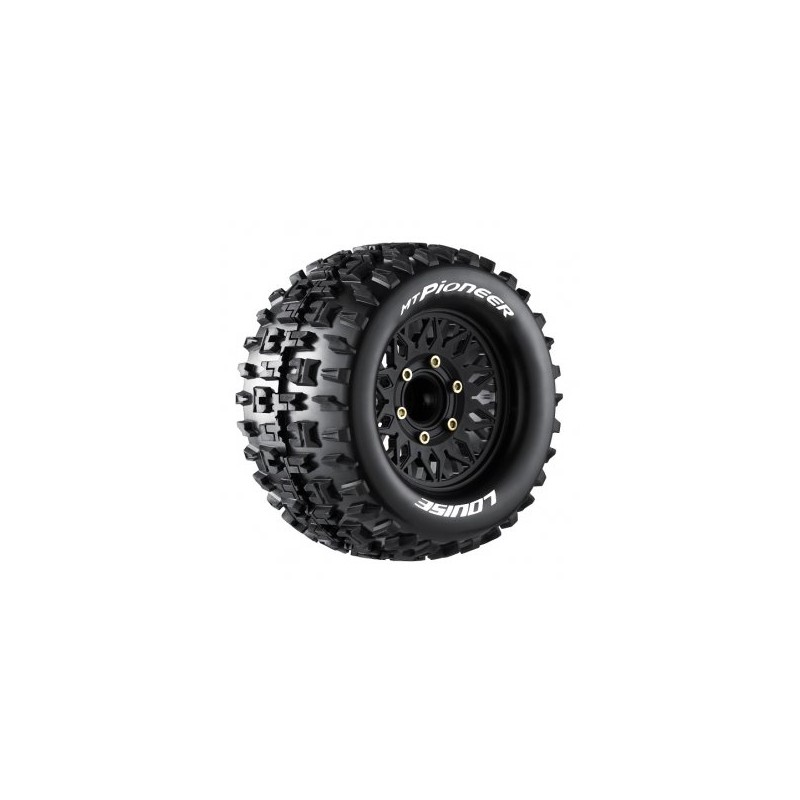 Tires & Wheels MT-PIONEER 1/10 Soft (Removable 12, 14 & 17mm Hex) (2)
