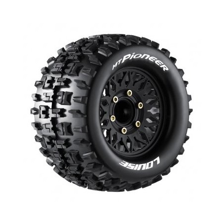 Tires & Wheels MT-PIONEER 1/10 Soft (Removable 12, 14 & 17mm Hex) (2)