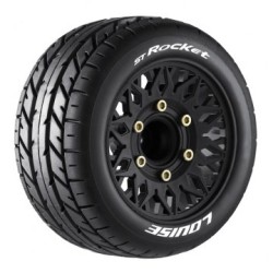 Tires & Wheels ST-ROCKET 1/10 Soft (Removable 12, 14 & 17mm Hex) (2)