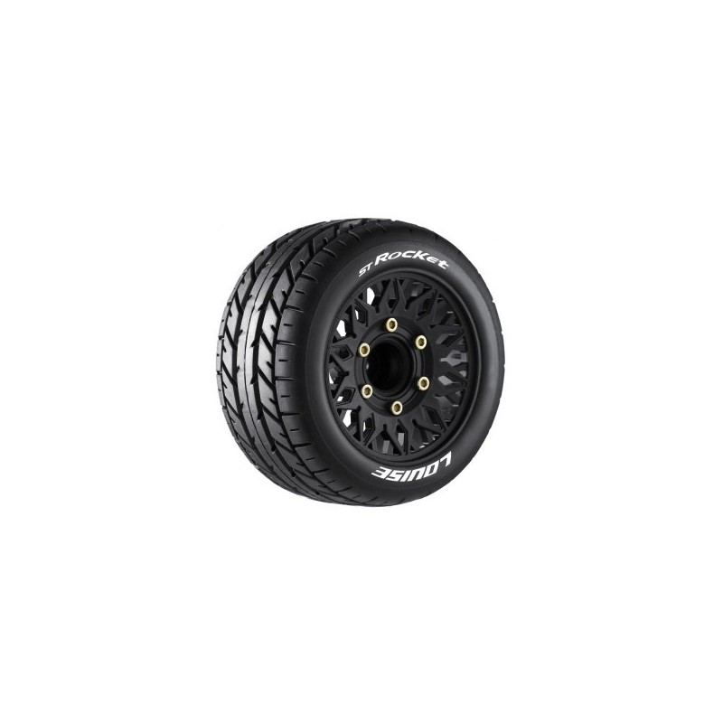 Tires & Wheels ST-ROCKET 1/10 Soft (Removable 12, 14 & 17mm Hex) (2)