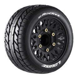Tires & Wheels ST-ROCKET 1/10 Soft (Removable 12, 14 & 17mm Hex) (2)