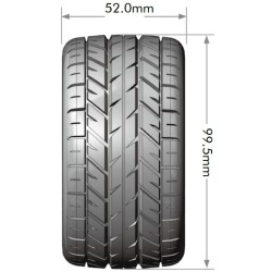 Tires & Wheels ST-ROCKET 1/10 Soft (Removable 12, 14 & 17mm Hex) (2)