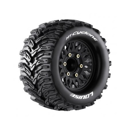 Däck & Fälg MT-CYCLONE 1/10 Soft (Lös 12, 14 & 17mm Hex) (2)