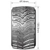 Tires & Wheels MT-CYCLONE 1/10 Soft (Removable 12, 14 & 17mm Hex) (2)