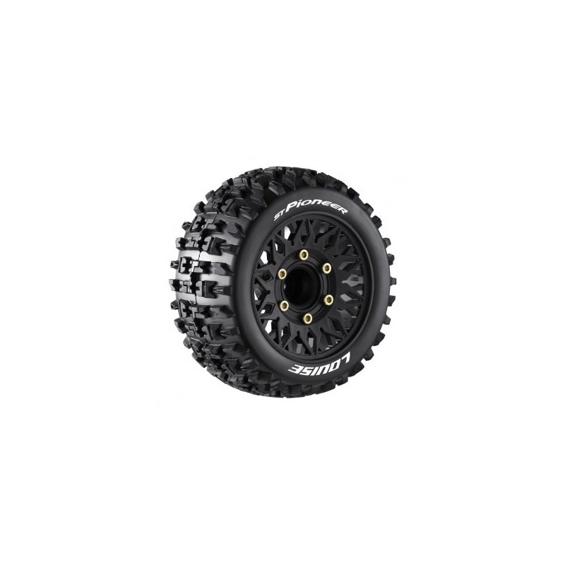 Tires & Wheels ST-PIONEER 1/10 Soft (Removable 12, 14 & 17mm Hex) (2)