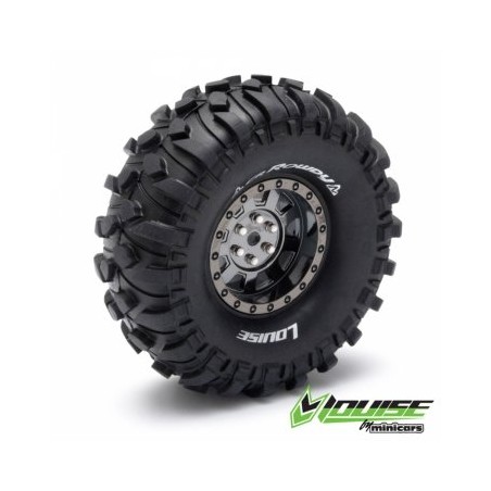 Tire & Wheel CR-ROWDY 1.9" Black Chrome (2)