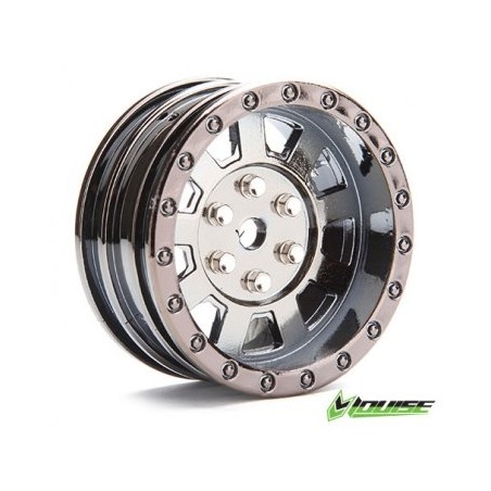 Wheel Crawler 1.9" Black Chrome (2)