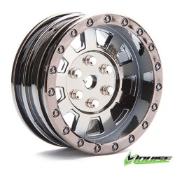 Wheel Crawler 1.9" Black Chrome (2)
