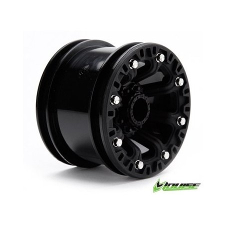 Wheel Crawler 2.2" Black (2)