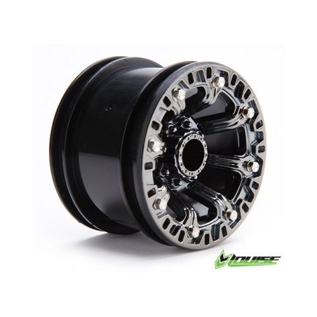 Wheel Crawler 2.2" Black Chrome (2)