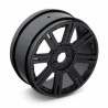 Wheel 1/8 Buggy Black (2)